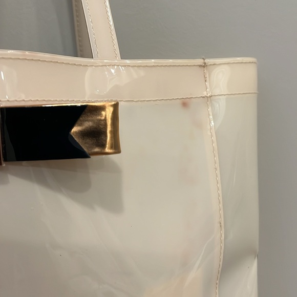 TED BAKER shoulder bag with rose gold accent bow - Picture 2 of 6